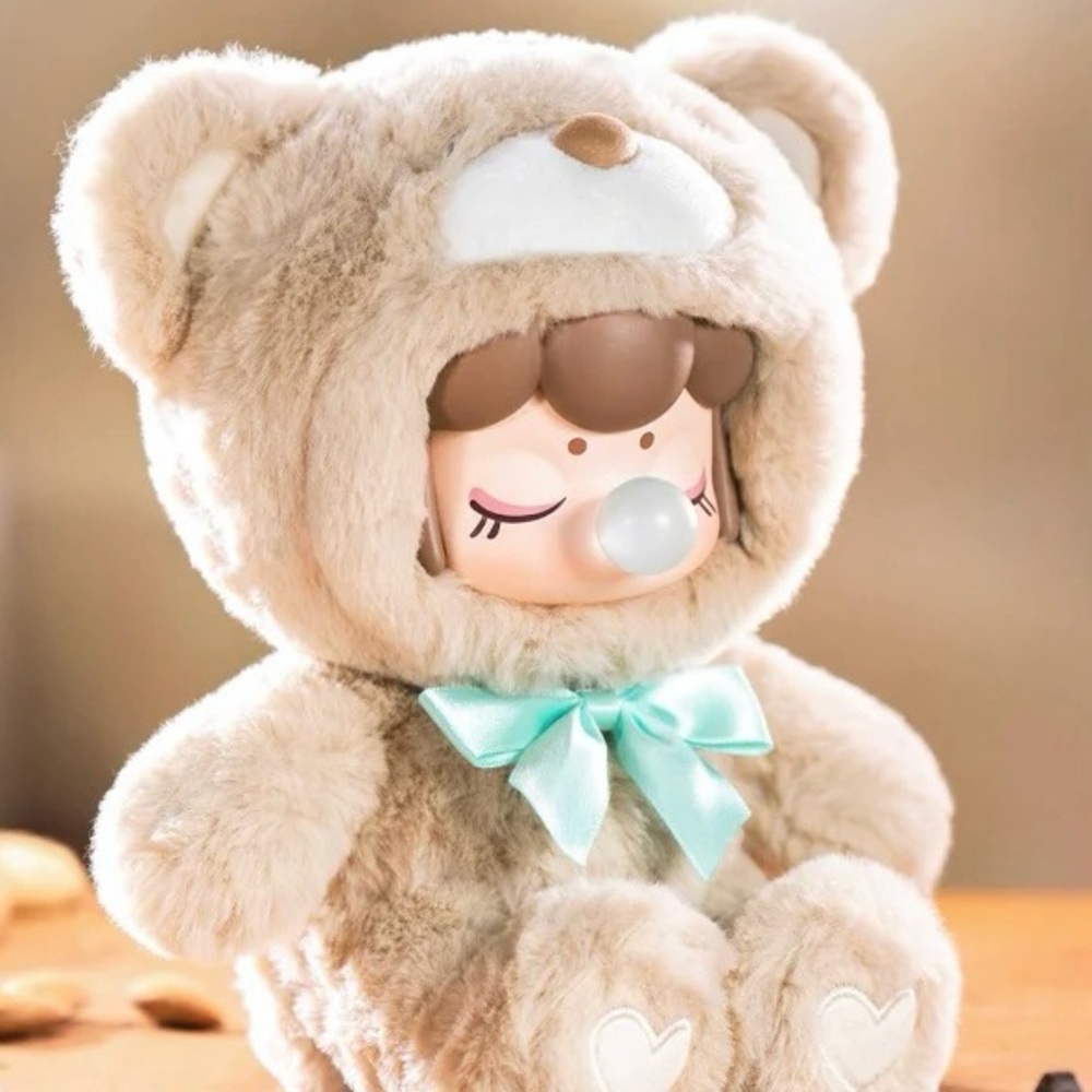 Nanci Colorful Chocolate Cutie Bear “Hazelnut Latte” Plush Kawaii Doll Teddy 🤎☕️
